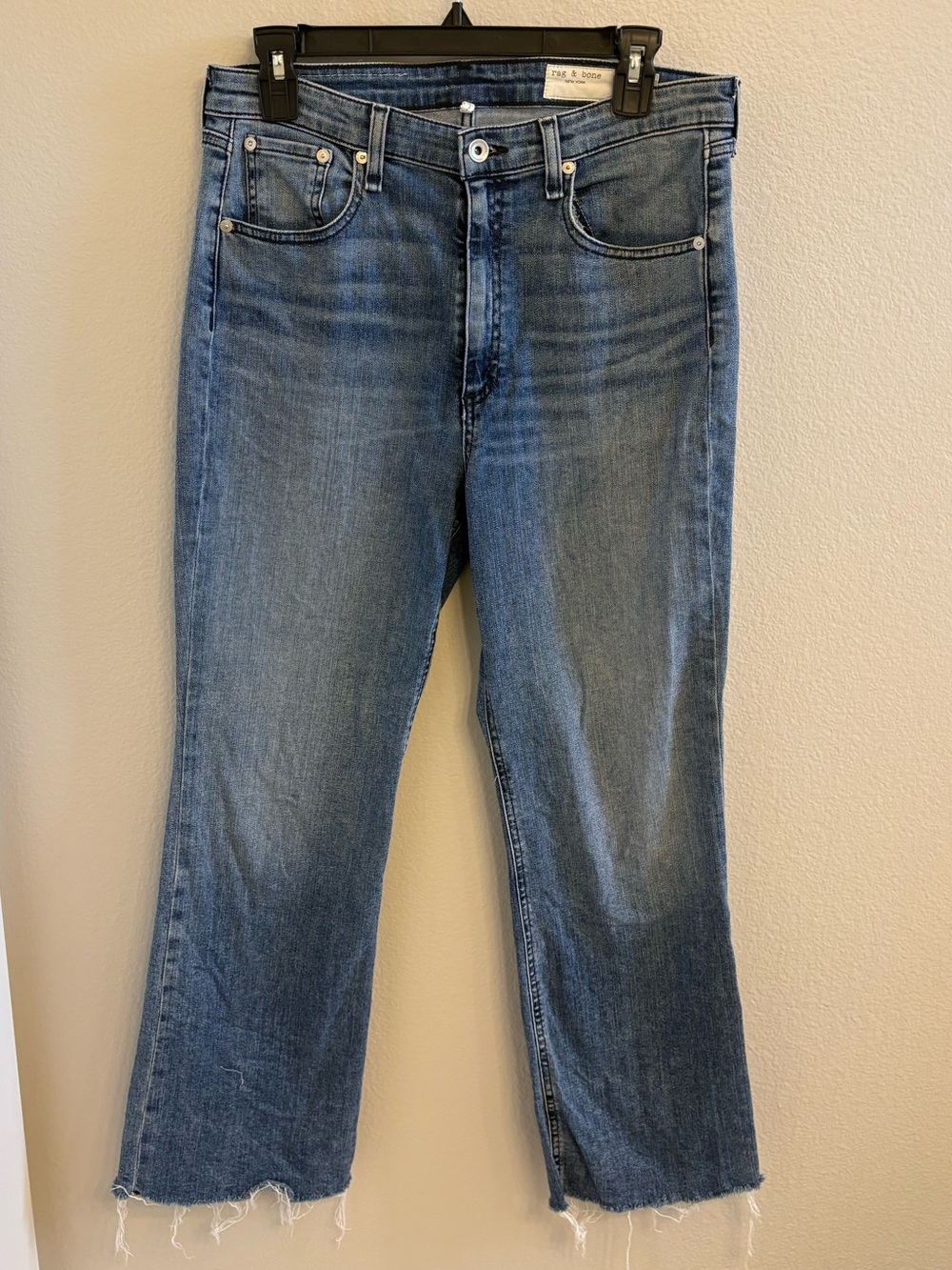 rag & bone Blue Wash Denim Jeans
